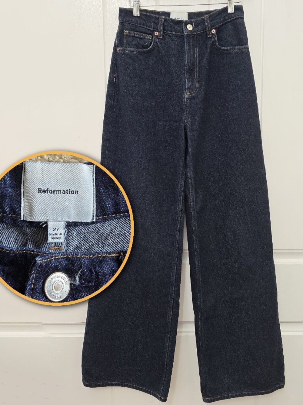 Reformation Wide Leg Jeans - Size 27